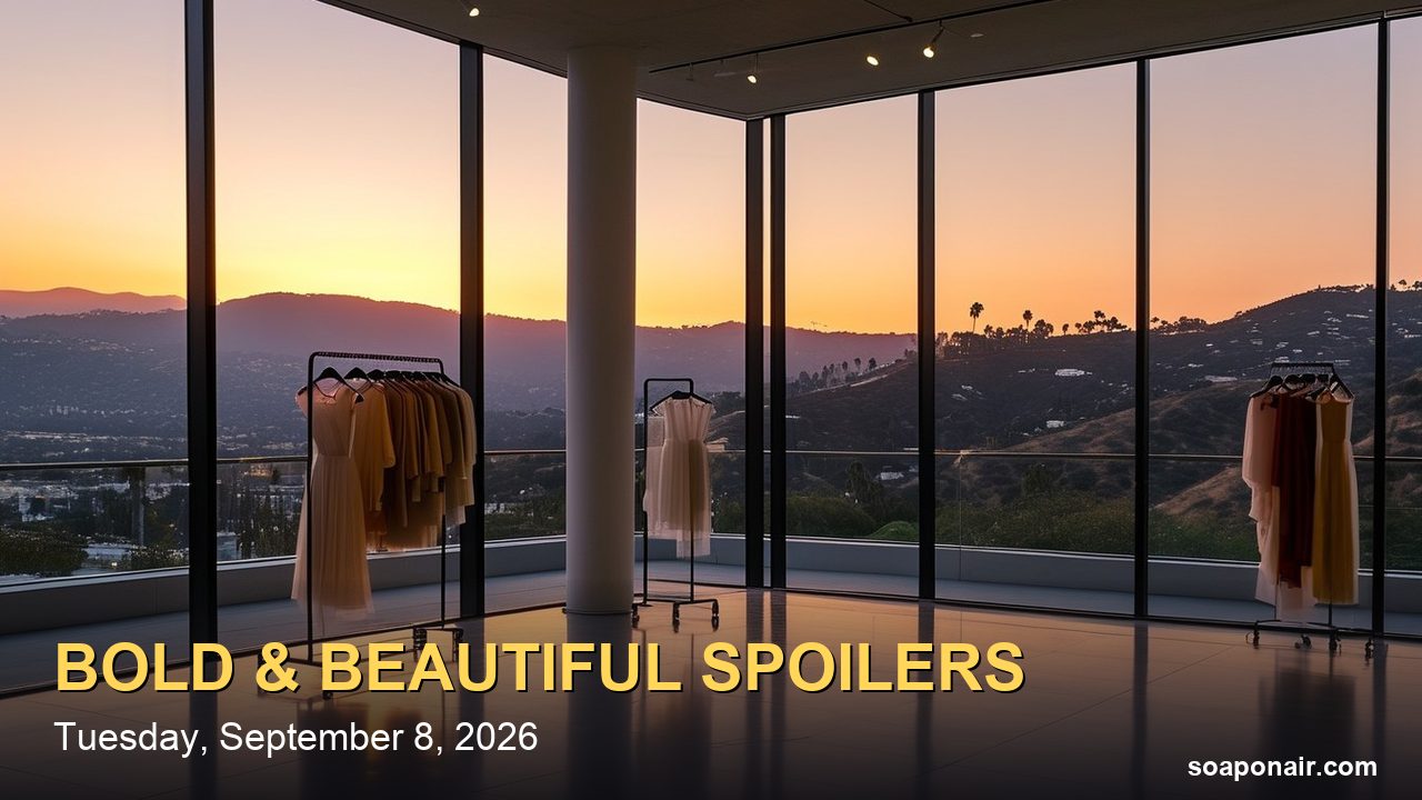 The Bold and the Beautiful Spoilers Tuesday, September 8, 2026: Dylan's L.A. Past Stuns Darcy