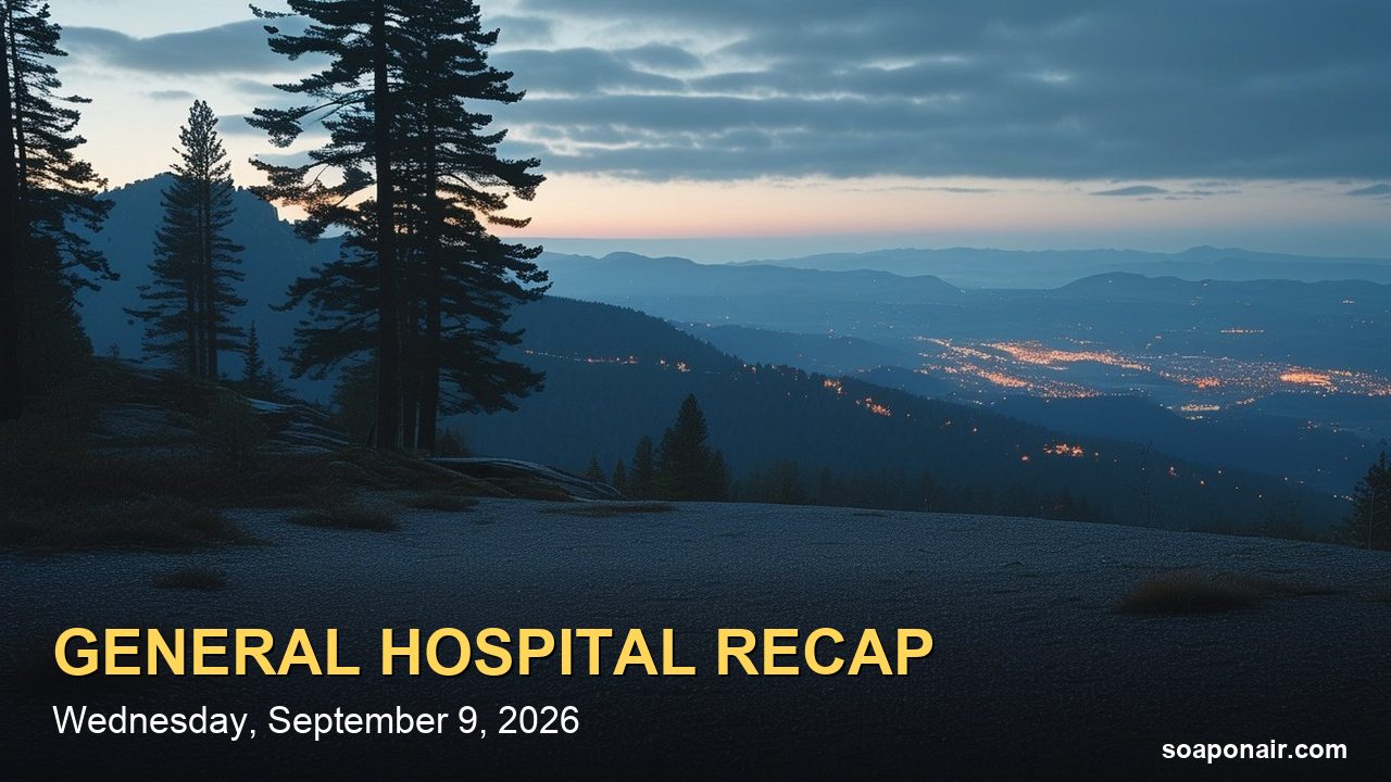 General Hospital Recap Wednesday, September 9, 2026: Anna Fires at a Ghost