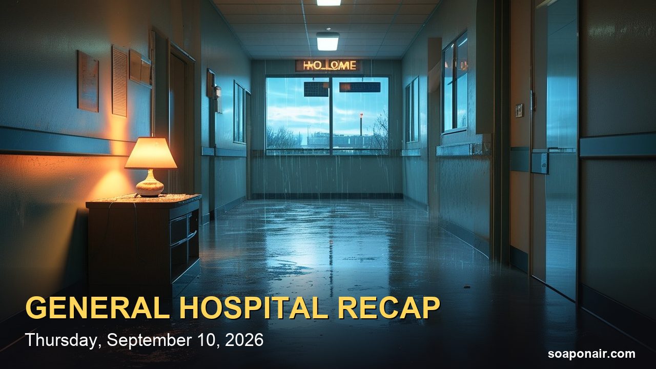 General Hospital Recap Thursday, September 10, 2026: Anna Gives Up the Badge