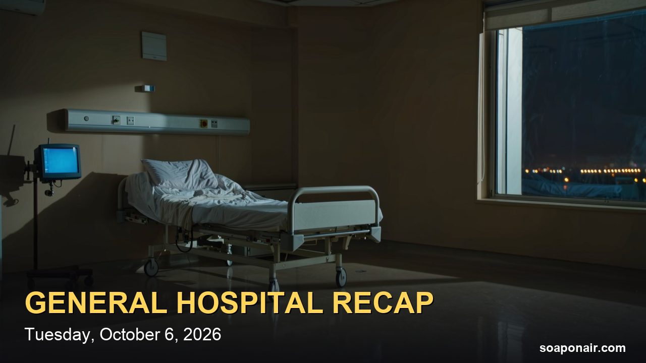 General Hospital Recap Tuesday, October 6, 2026: Sidwell Names Willow to Lulu