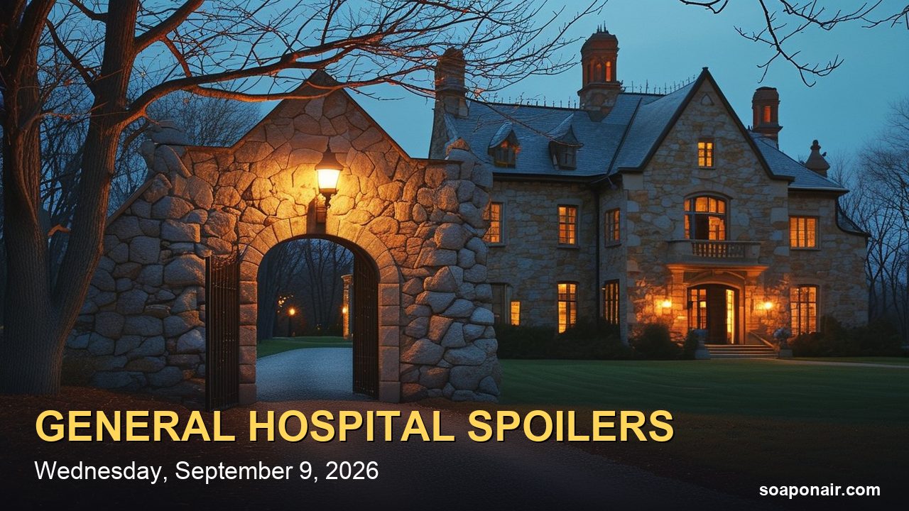 General Hospital Spoilers Wednesday, September 9, 2026: Chase Tells Willow Everything