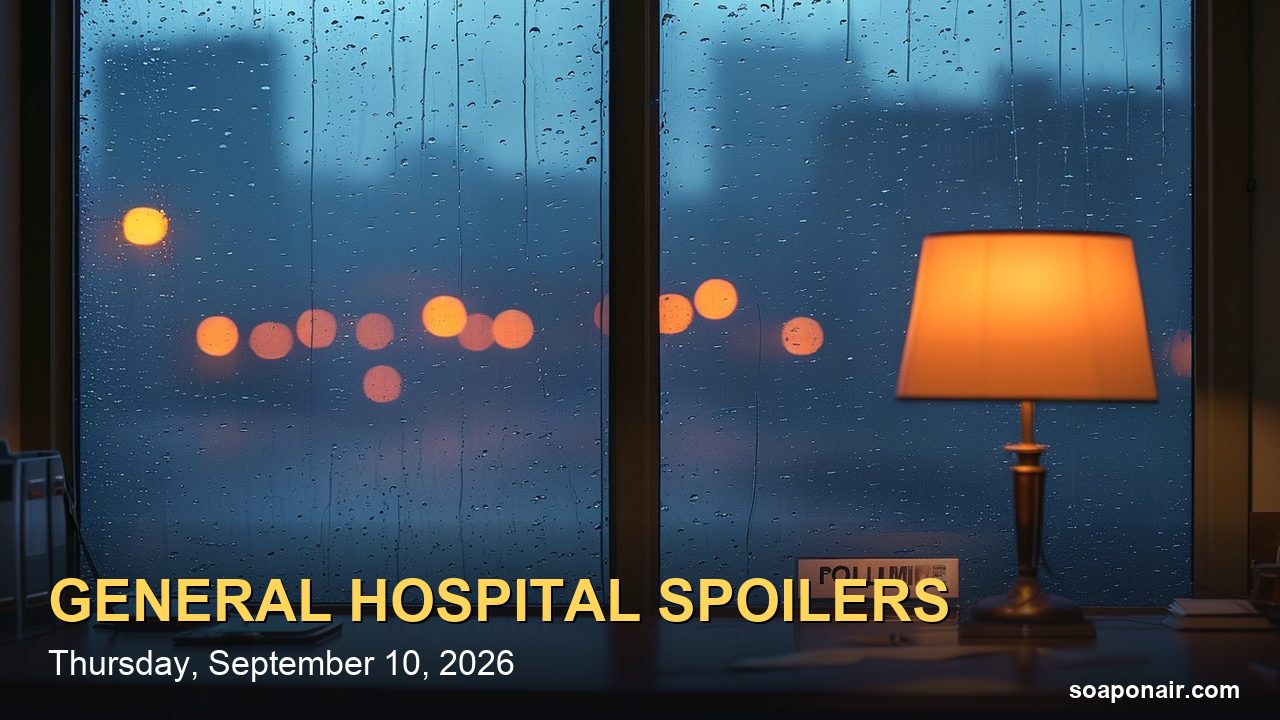 General Hospital Spoilers Thursday, September 10, 2026: Josslyn Holds Anna's Fate