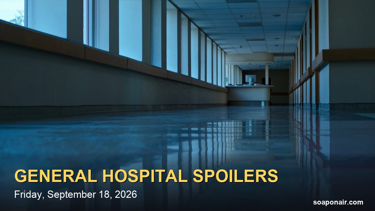 General Hospital Spoilers Friday, September 18, 2026: Willow Is Too Late