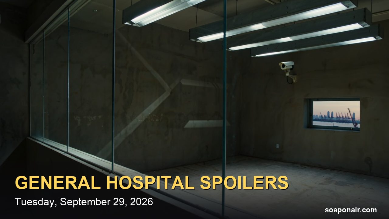 General Hospital Spoilers Tuesday, September 29, 2026: Dante Turns on Sonny